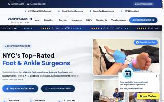 Alam Podiatry – Foot & Ankle Care in Floral Park, Queens website