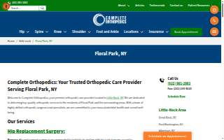 Complete Orthopedics of Floral Park website