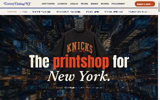 Custom Clothing NY website