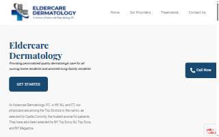 Eldercare Dermatology website