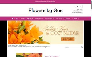 Flowers by Gus Floral Park website