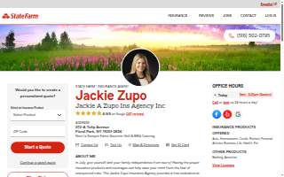 Jackie Zupo - State Farm Insurance Agent website