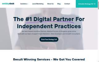 WebbyDesk of Floral Park website