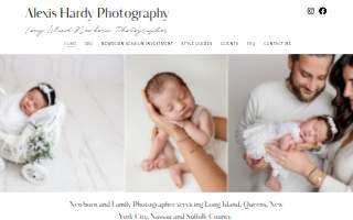 Alexis Hardy Photography website
