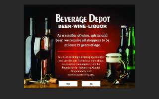 Beverage Depot website