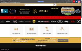 Luxury Motor Club website