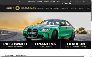 United Motorcars - Used cars, trucks, and SUVs website