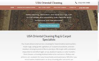 USA Oriental Cleaning website