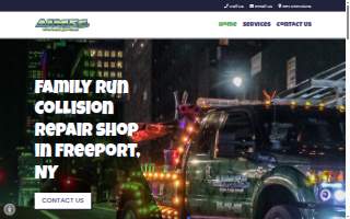 Aimes Towing And Collision website