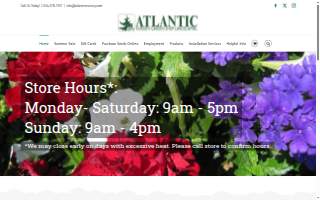 Atlantic Nursery & Garden Shop website