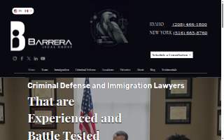 Barrera Legal Group website