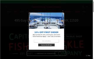 Capitol Fishing Tackle Company website