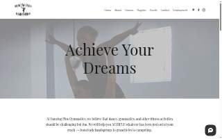 Dancing Plus Gymnastics website