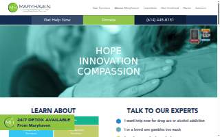 Maryhaven Center Of Hope website