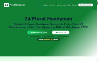 24 Floral Handyman of Garden City website
