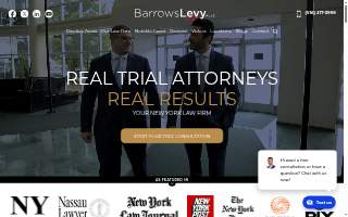 Barrows Levy PLLC of Garden City website