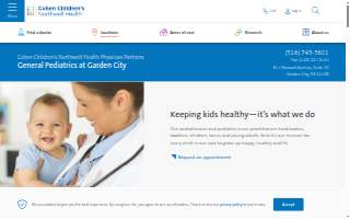Cohen Children's Northwell Health Physician Partners General Pediatrics at Garden City website