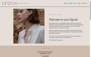Epoch Dermatology website