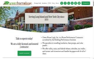 Green Home Logic website