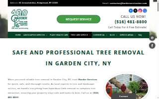 Harder Tree and Landscape Service website