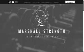 Marshall Strength website