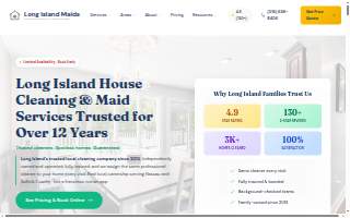 One-A Cleaning and Maintenance Services website