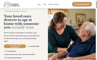 Steadfast Caregivers: Senior Care with Heart website