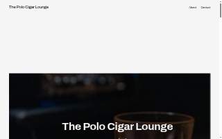 The Polo Cigar Lounge website