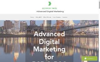 Accelerate Media website