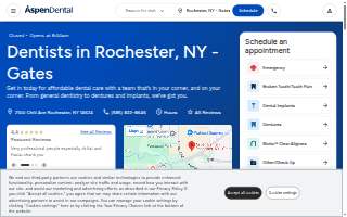 Aspen Dental - Rochester, NY - Gates website