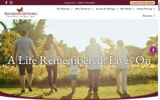 Bartolomeo & Perotto Funeral Home, Inc. website