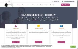 Canalside Speech website