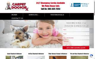 Carpet Doctor Rochester website