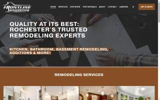 Frontline Remodeling website