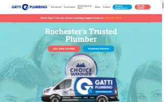 Gatti Plumbing website