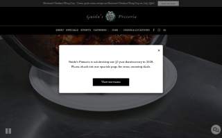 Guida's Pizzeria website