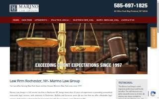 Marino Law Group of Gates website