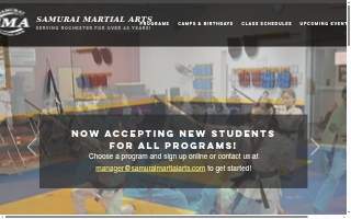 Samurai Martial Arts of Gates website