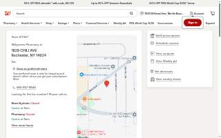 Walgreens Pharmacy of Gates website