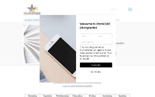 ChiroCORE Chiropractic website