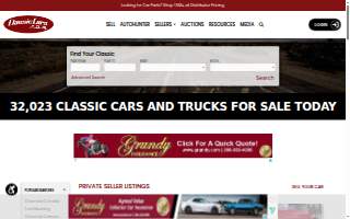 Classic Motor Sports website