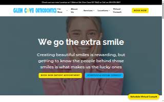 Glen Cove Orthodontics website