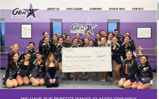 Glen Dance Studio website