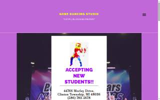 Gone Dancing website