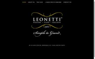 Leonetti Pastry Shop website