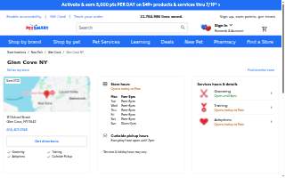 PetSmart of Glen Cove website