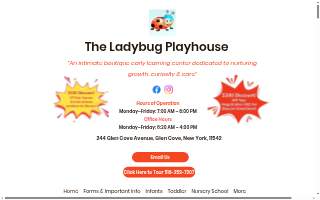 The Ladybug Playhouse Nursery School website