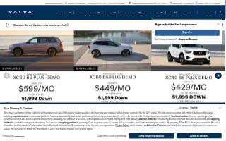 Volvo Cars Glen Cove website