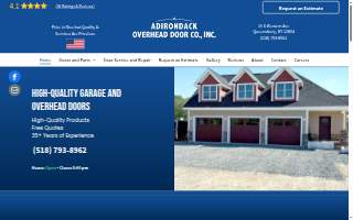 Adirondack Overhead Door Inc website