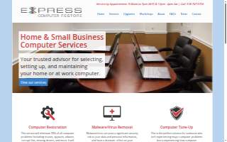 Express Computer Restore website